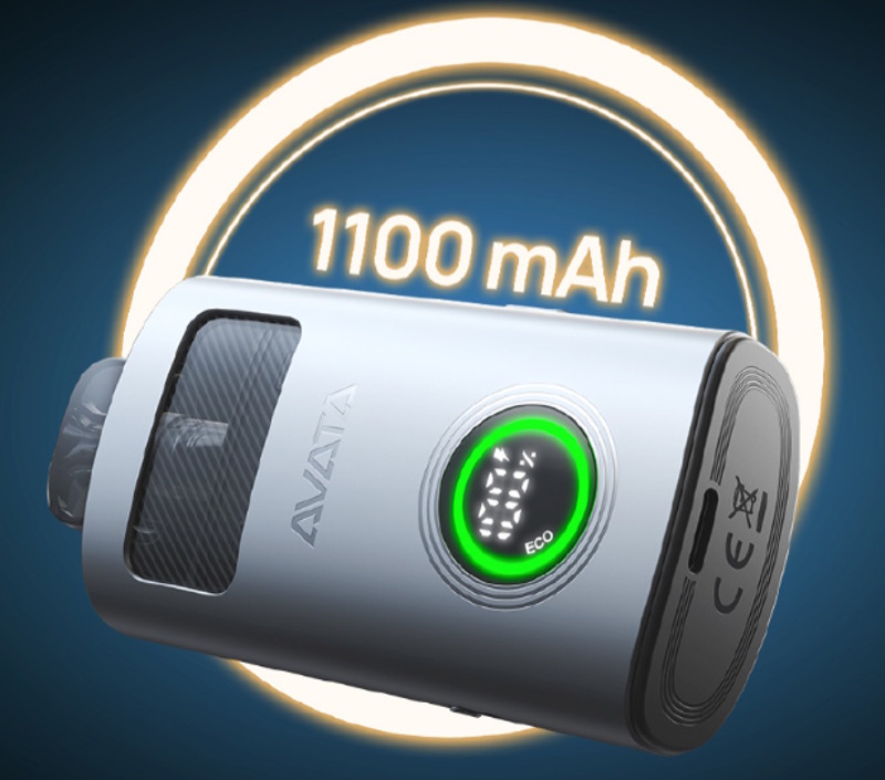 Photo du kit Avata de la marque aspire 1100mah de batterie pour une autonomie longue durée